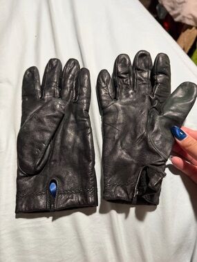 🌧️3M Thinsulate Black Leather Gloves